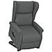 Lusso Casadino -  Poltrona Alzapersona In Tessuto Grigio Scuro - Foto miniatura 6
