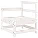 Set Divani Da Giardino 6 Pz Bianco In Legno Massello Di Pino - Foto miniatura 5