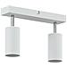 Faretto da soffitto 2 vie regolabile bianco GU10 - Foto miniatura 4
