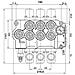 Distributore Idraulico Da 1/2"" A 3 Leve Doppio Effetto 80l - Foto miniatura 2