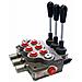 Distributore Idraulico Da 1/2"" A 3 Leve Doppio Effetto 80l - Foto miniatura 1