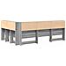 Testata contenitore Grigio sonoma 120 cm Legno multistrato - Foto miniatura 7