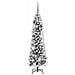 Albero di Natale snodato Bianco 150 cm PVC - Foto miniatura 5