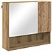 Set di mobili per il bagno con porta 4 pcs rovere artigianale - Foto miniatura 6