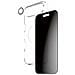 Pack Di Protezione 3-in-1 Per Iphone Air Modello Di Punta Privacy, Nero Transparente - Foto miniatura 1