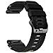 Cinturino In Nylon A Sgancio Rapido Compatibile Con Garmin Fenix 8/7x / 6x /epix Pro Black 22 Mm - Foto miniatura 2