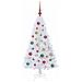 Albero di Natale artificiale Bianco 120 cm PVC e Acciaio - Foto miniatura 3