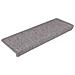 Tappeti Autoadesivi Scale Aspetto Sisal 30 pz 65x21x4cm Argento - Foto miniatura 2