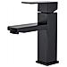 Rubinetto per lavabo da bagno, Blackswan, tipo M105, modello corto nero, misura 18,7 cm - Foto miniatura 1