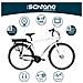 E-moon 28'' - City E-bike In Alluminio, Ruote 28'', Cambio Nexus 7 Velocità, Motore 250 W, Batteria 36v X 13 Ah - Colore Bianco - Foto miniatura 3