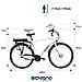 E-moon 28'' - City E-bike In Alluminio, Ruote 28'', Cambio Nexus 7 Velocità, Motore 250 W, Batteria 36v X 13 Ah - Colore Bianco - Foto miniatura 4