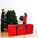 Sacchetto Porta Albero Di Natale - Materiale Pe, Varie Opzioni Di Colore, Protegge Gli Articoli Per Le Feste Dalla Polvere Red Grande - Foto miniatura 3