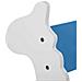 Sedia A Dondolo Per Bambini In Legno Laccata Blu 33x55x51,5 Cm - Foto miniatura 3