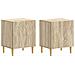 Comodino 2 pcs Rovere Sonoma 43 x 34,5 x 50 cm - Foto miniatura 1