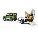 Auto Land Rover + Scavatore 02593 - Foto miniatura 3