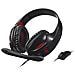 Cuffie Gaming con Microfono Endurance GXT-330 XL Colore Nero / Rosso - Foto miniatura 6