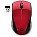 Mouse Wireless 220 Sunset Red Ottico 3 Tasti 1600 DP Colore Nero / Rosso - Foto miniatura 1