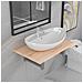 Set Mobili Da Bagno 2 Pz Ceramica Rovere - Foto miniatura 2