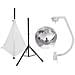 Set Mirror Ball 30cm With Stand And Tripod Cover White - Foto miniatura 1