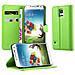 Custodia Compatibile Con Samsung Galaxy S5 / S5 Neo In Verde Menta - Coperchio Protettiva Con Chiusura Magnetica, Funzione Stand E Tasca Per Le Carte - Foto miniatura 1