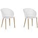 Set Di 2 Sedie Da Pranzo Bianche Blaykee - Foto miniatura 1
