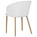 Set Di 2 Sedie Da Pranzo Bianche Blaykee - Foto miniatura 8
