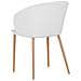 Set Di 2 Sedie Da Pranzo Bianche Blaykee - Foto miniatura 16
