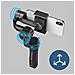 Stabilizzatore Gimbal 3 Assi Smartphone Manico Treppiede Bluetooth Lemonda F6 - Foto miniatura 4