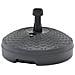 Base Ombrellone Riempibile Sabbia / Acqua 20L Antracite Plastica - Foto miniatura 1