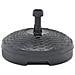 Base Ombrellone Riempibile Sabbia / Acqua 20L Antracite Plastica - Foto miniatura 2