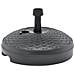 Base Ombrellone Riempibile Sabbia / Acqua 20L Antracite Plastica - Foto miniatura 3