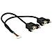 84839, 2 x USB A, Femmina / femmina, Dritto, Dritto, Oro, Nero - Foto miniatura 1