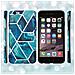 Cadorabo Custodia Compatibile Con Apple Iphone 6 Plus / Iphone 6s Plus In Marmo Blue Wave No. 13 - Coperchio Protettivo In Silicone Tpu Con Motivo A Mosaico - Foto miniatura 6