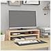 Supporto Per Monitor (52-101) x22x14 Cm Legno Massello Di Pino - Foto miniatura 3