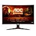 Monitor 27" LED VA Curvo Gaming C27G2E /BK 1920x1080 Full HD Tempo di Risposta 1 ms Frequenza di Aggiornamento 165 (Hz) - Foto miniatura 3