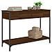 Tavolo Consolle Rovere Marrone 100x34,5x75 Cm Legno Multistrato - Foto miniatura 3