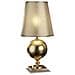 Lampada Da Tavolo Terra, Finitura Delle Foglie D'oro - Foto miniatura 1