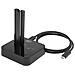 AC1502 docking station per unità di archiviazione USB 3.2 Gen 2 (3.1 Gen 2) Type-C Nero - Foto miniatura 3