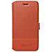 Custodia Per Iphone 6/iphone 6s Micro-perforata Con Portacarte, Arancione - Foto miniatura 1