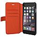 Custodia Per Iphone 6/iphone 6s Micro-perforata Con Portacarte, Arancione - Foto miniatura 2