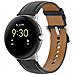 Cinturino Per Orologio In Vera Pelle Da 20 Mm Compatibile Con Google Pixel Watch 1/2 Black - Foto miniatura 6
