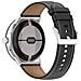 Cinturino Per Orologio In Vera Pelle Da 20 Mm Compatibile Con Google Pixel Watch 1/2 Black - Foto miniatura 1