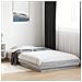 Giroletto Con Luci Led Grigio Sonoma 90x200cm Legno Multistrato - Foto miniatura 1