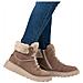 Brown Casual Closed Ladies Mid Height Boots Stivaletti Pelle Scamosciata /nabuk Scarpe Donna Marrone Eu 37, 70402-24 - Foto miniatura 2