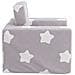 Divano Letto Bambini Grigio Chiaro con Stelle Morbido Peluche - Foto miniatura 9