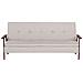 Divano Letto 3 Posti Tjorn Tessuto Beige - Foto miniatura 2