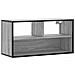 Mobile Tv Grigio Sonoma 80x31x39,5 Cm Legno Multistrato Metallo - Foto miniatura 2