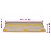 Tappeti Adesivi Scale Aspetto Sisal 30pz 65x21x4cm Beige Chiaro - Foto miniatura 8