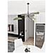 Lampada A Sospensione Lotus In Acciaio Nero E Velluto Verde - Foto miniatura 10