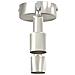 Faretto da Soffitto 2 Vie Regolabile Nickel Spazzolato GU10 - Foto miniatura 6